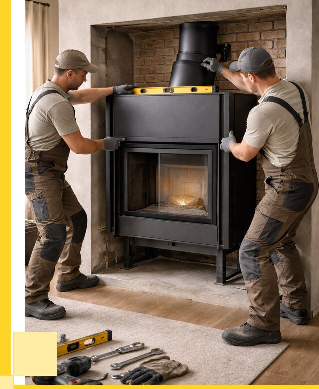 Установка каминных топок в Алейске под ключ от 18560 р. | ЭриданЛук