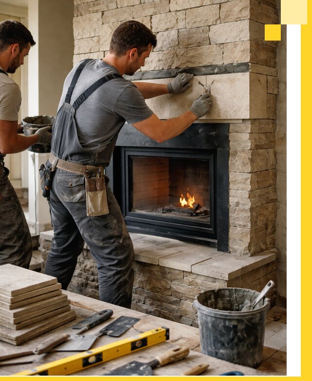 Проектирование и установка открытых каминов в Алейске