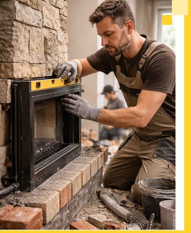 Дровяные камины под ключ в Алейске: монтаж, обустройство