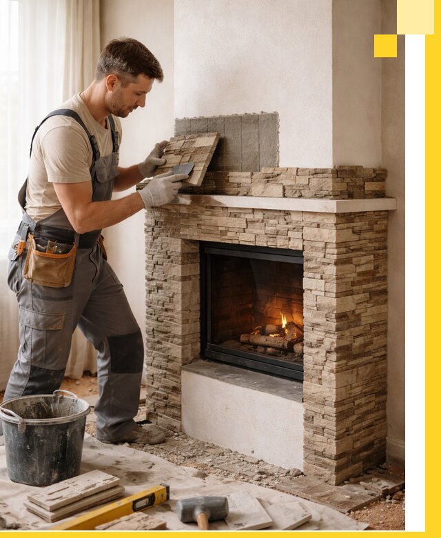 Изготовление и монтаж каминов для дома под ключ в Алейске