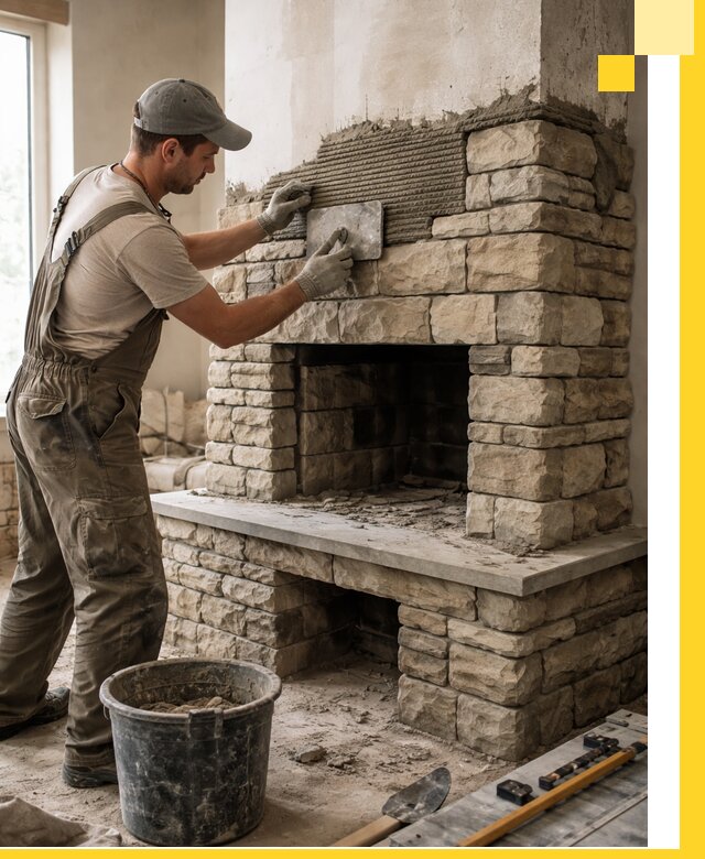 Строительство каминов под ключ в Алейске от проектирования до монтажа