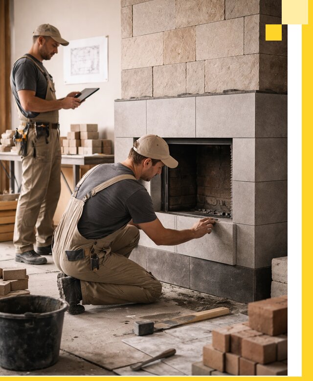 Индивидуальные проекты каминов и каминных систем в Алейске