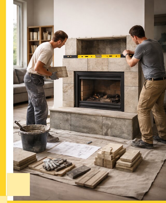 Монтаж каминов и установка в Алейске от 46400 р. | ЭриданЛук