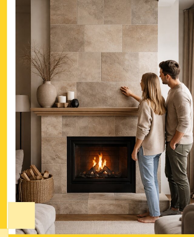 Облицовка каминов керамогранитом в Алейске от 4640 р. | ЭриданЛук