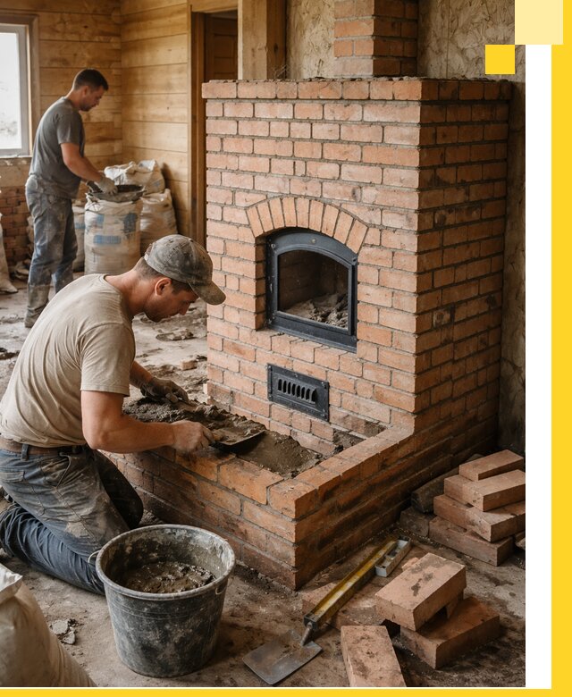 Профессиональное строительство печей в Алейске под ключ