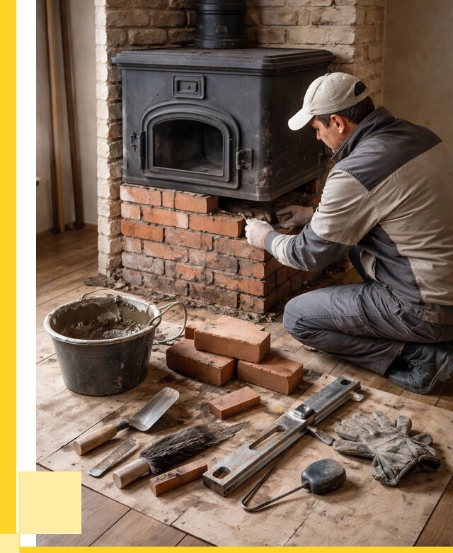Ремонт печей в Алейске от 12373 р., услуги печника ЭриданЛук