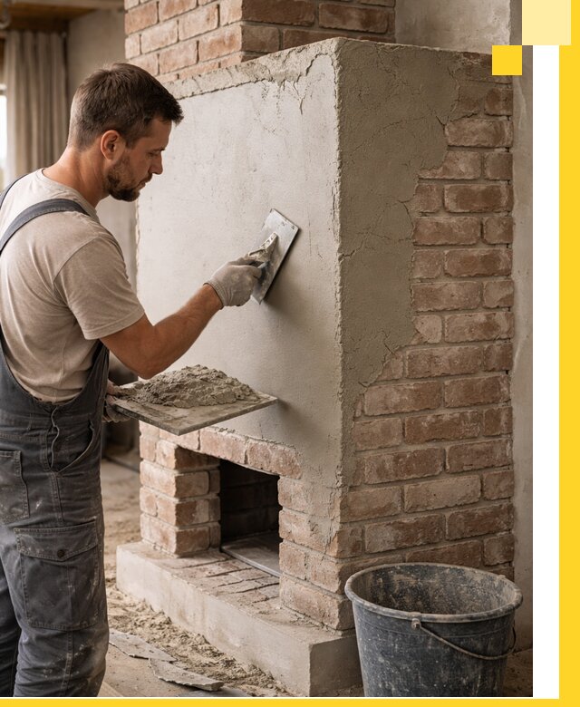 Отделка печей и облицовка каминов в Алейске под ключ