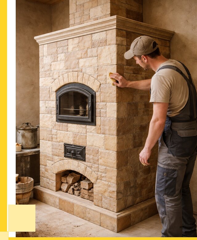 Облицовка печей в Алейске от 4640 р. под ключ | ЭриданЛук