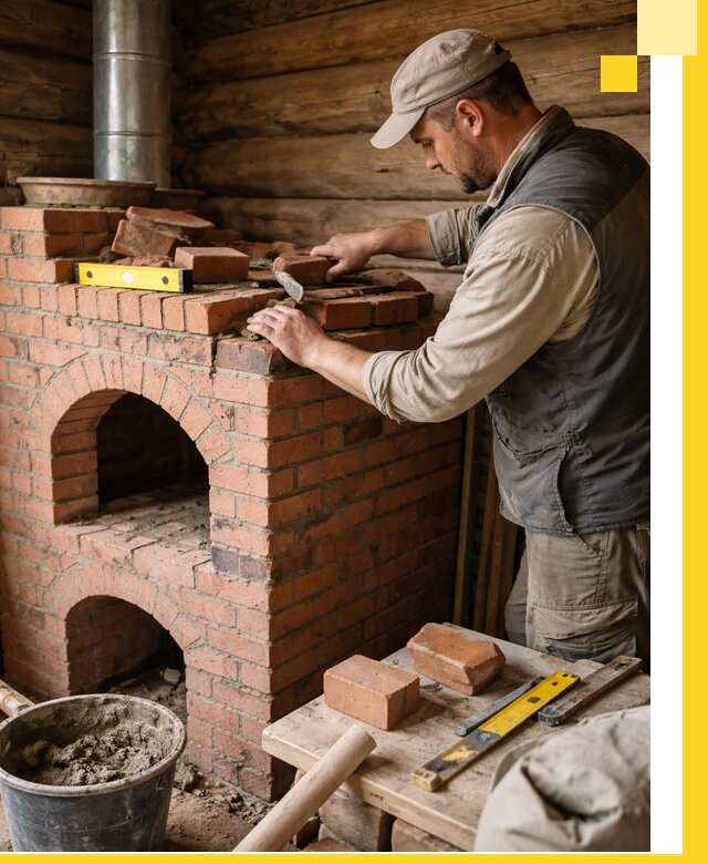 Изготовление и установка русских печей в Алейске под ключ