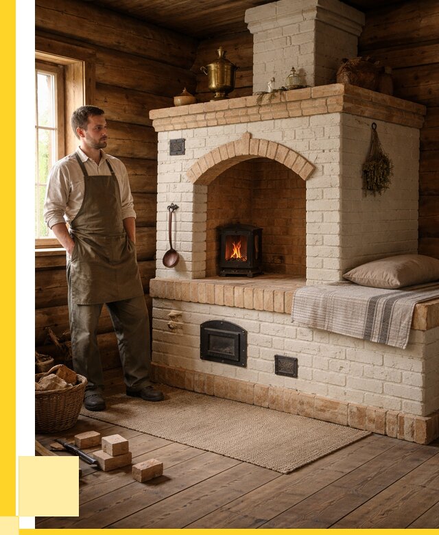 Русские печи с лежанкой под ключ в Алейске от 154665 р. ЭриданЛук