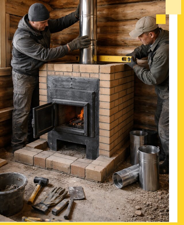 Проектирование, изготовление и установка банных печей в Алейске