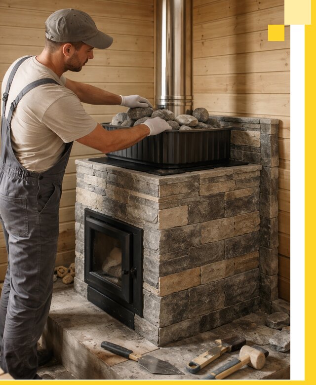 Печи для парной в Алейске, производство, монтаж и обслуживание