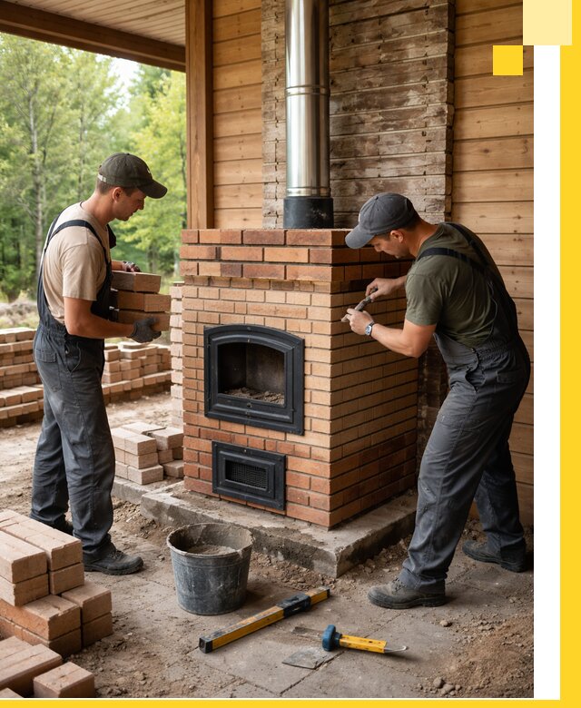 Производство и установка дачных печей под ключ в Алейске