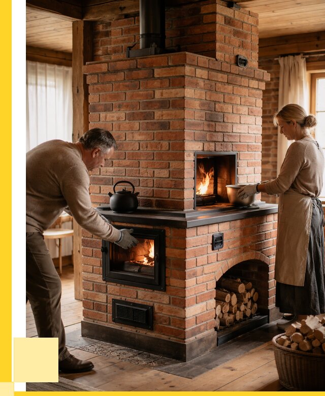 Печи для загородного дома под ключ в Алейске от 82488 р. | ЭриданЛук