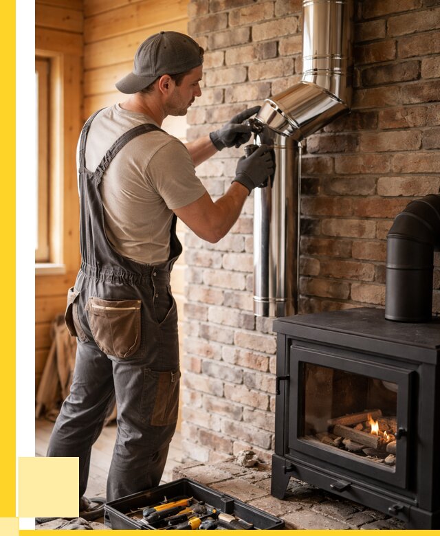 Монтаж дымоходов для печей в Алейске от 7733 р. | ЭриданЛук