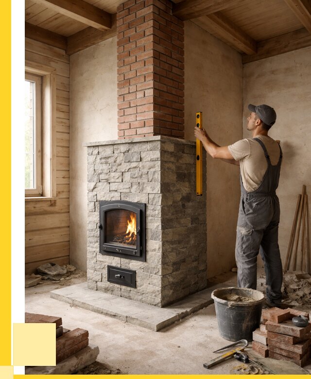 Печи и дымоходы под ключ в Алейске от 46400 р., ЭриданЛук