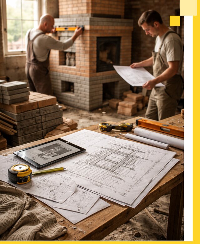 Проекты печей и каминов с индивидуальным дизайном в Алейске