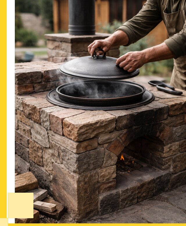 Печи для казана в Алейске по цене от 18560 р. | ЭриданЛук