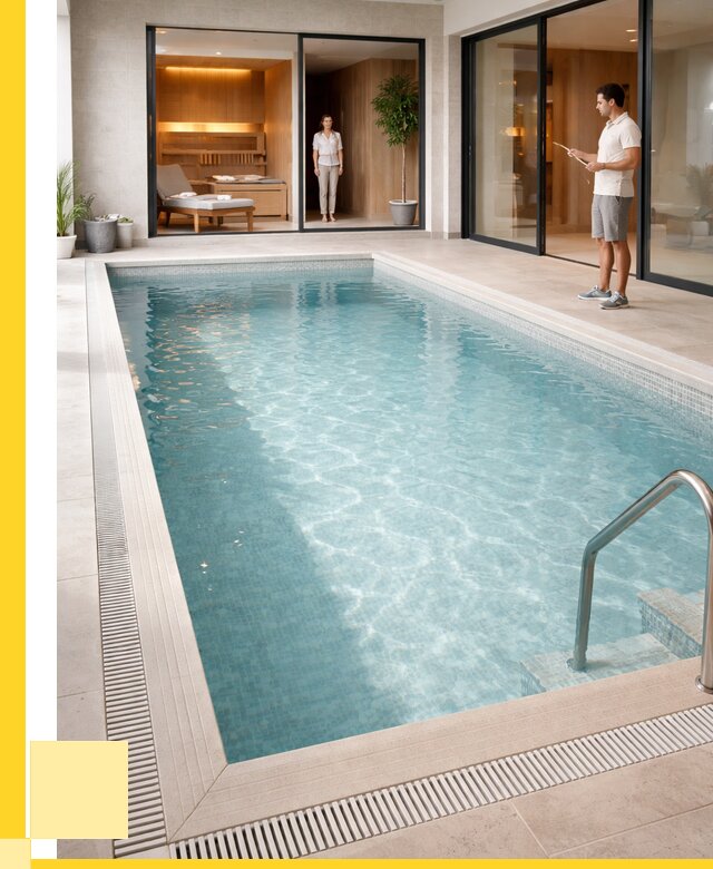 Отделка бассейна пленкой ПВХ в Алейске от 3609 р. - ЭриданЛук