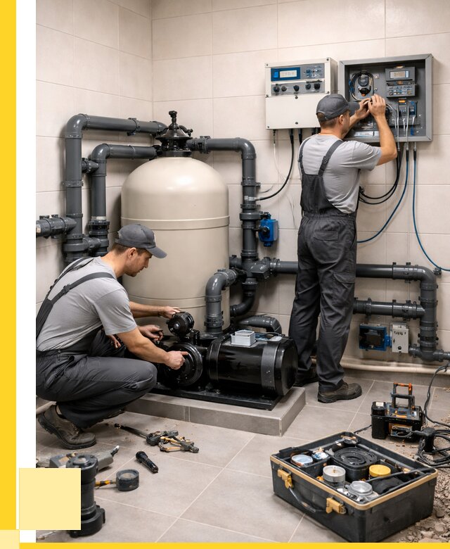 Монтаж оборудования для бассейнов в Алейске от 41244 р. | ЭриданЛук