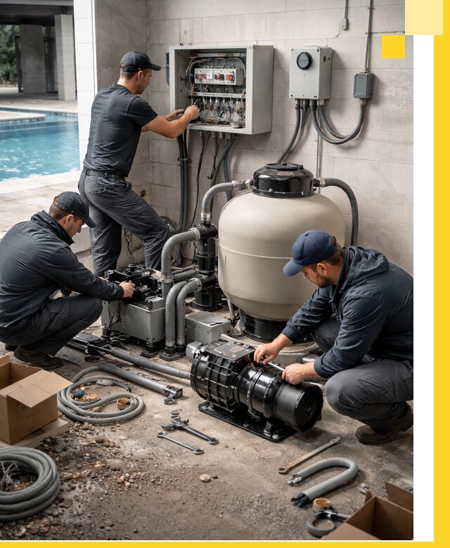 Профессиональный монтаж оборудования для бассейнов в Алейске