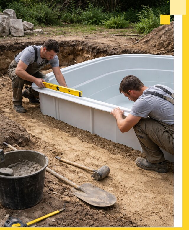 Производство и установка пластиковых бассейнов в Алейске под ключ