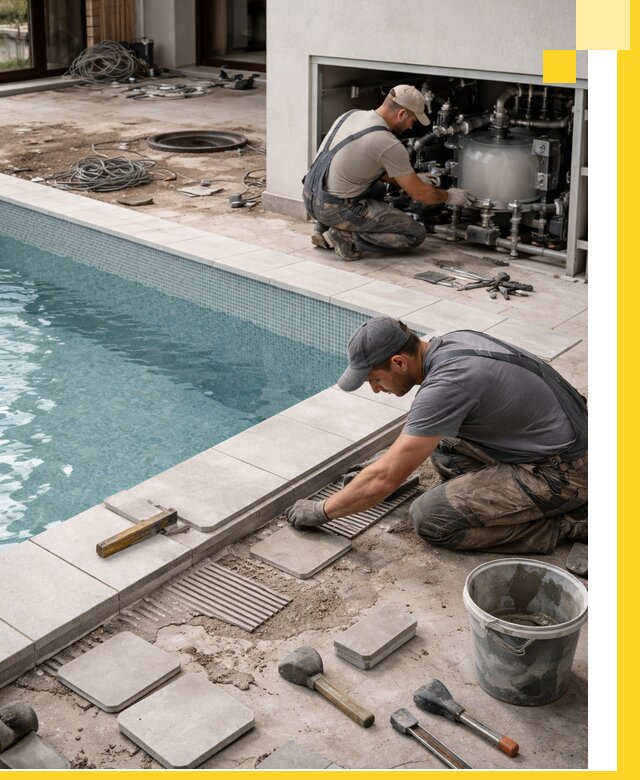 Строительство и монтаж бассейнов в коттедже в Алейске