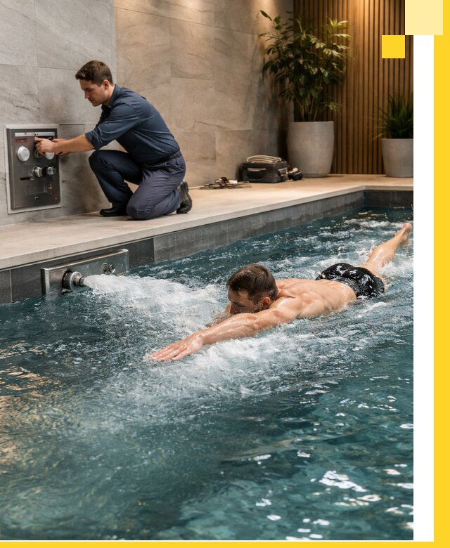 Проектирование и монтаж бассейнов с противотоком в Алейске