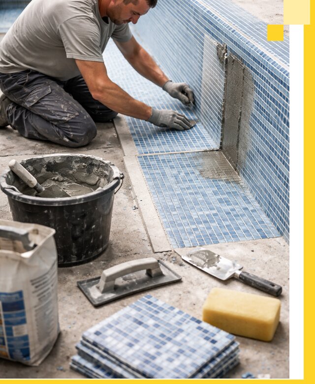 Укладка и ремонт мозаики для бассейнов под ключ в Алейске