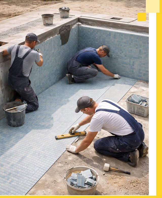 Укладка и установка плитки для бассейнов под ключ в Алейске