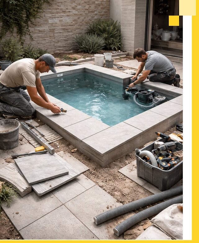 Мини бассейны под ключ в Алейске, дизайн и установка