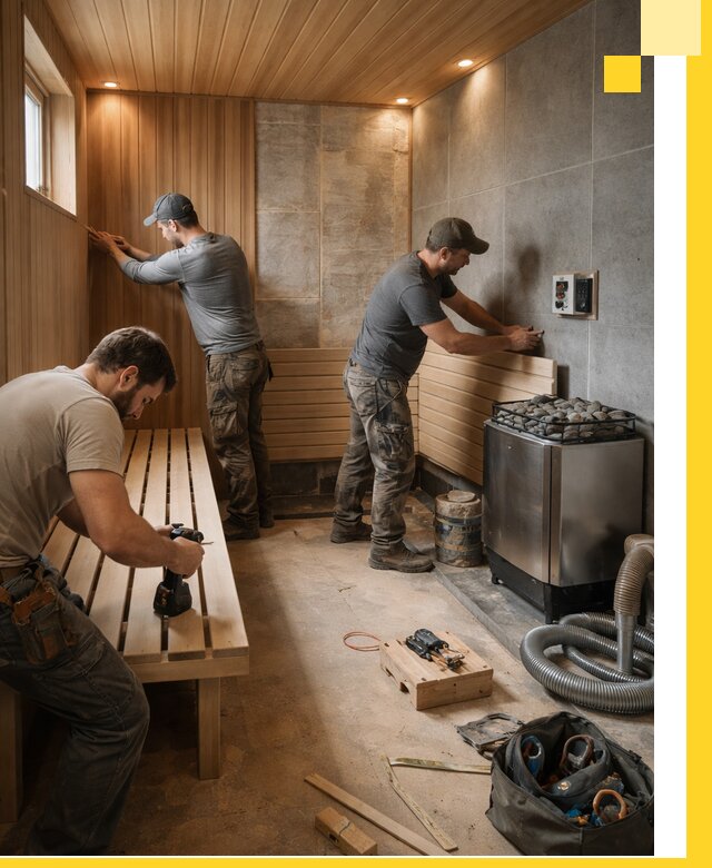 Сауны под ключ в Алейске, проектирование, строительство, отделка