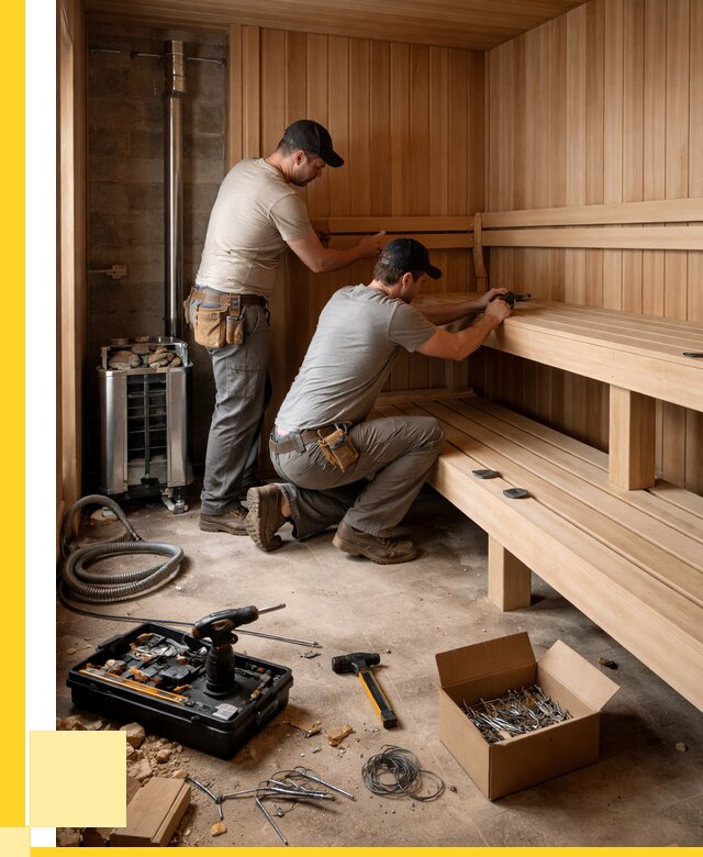 Монтаж саун под ключ в Алейске от 123732 р. | ЭриданЛук