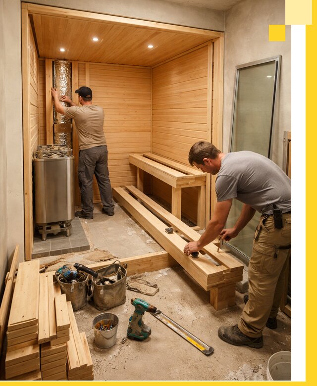 Проектирование и установка домашних саун под ключ в Алейске