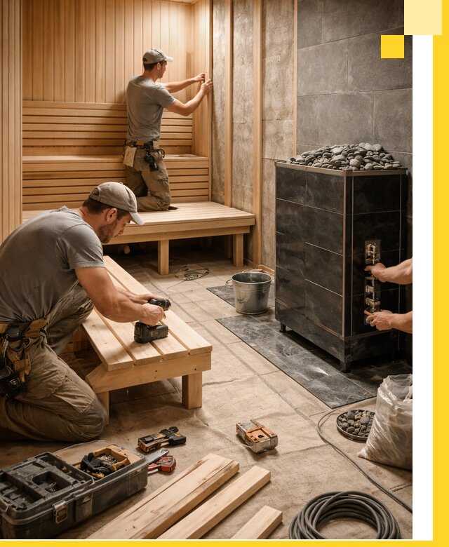 Дизайн и строительство интерьерных саун под ключ в Алейске