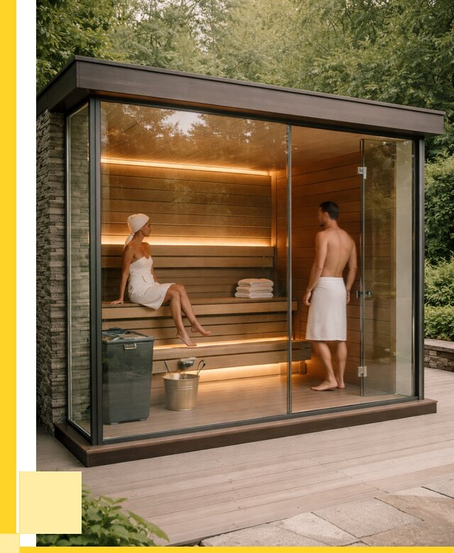 Сауна стеклянная и двери для сауны в Алейске от 257775 р. | ЭриданЛук