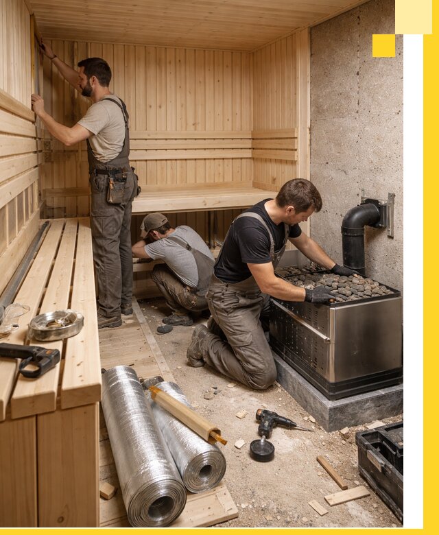 Индивидуальные сауны на заказ в Алейске под ключ, проект и монтаж