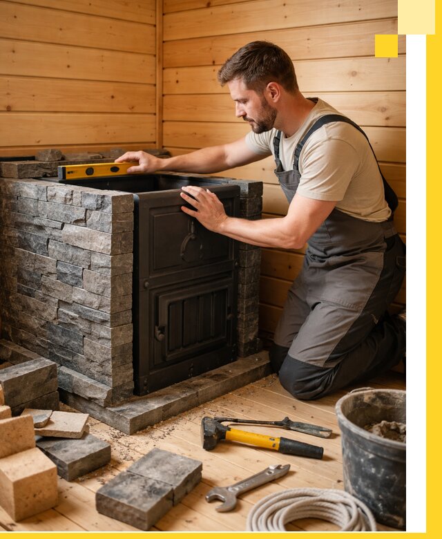 Производство и установка печей для саун под ключ в Алейске