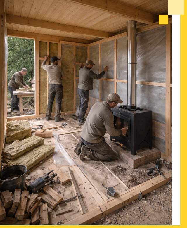 Профессиональный монтаж бань под ключ в Алейске для дома