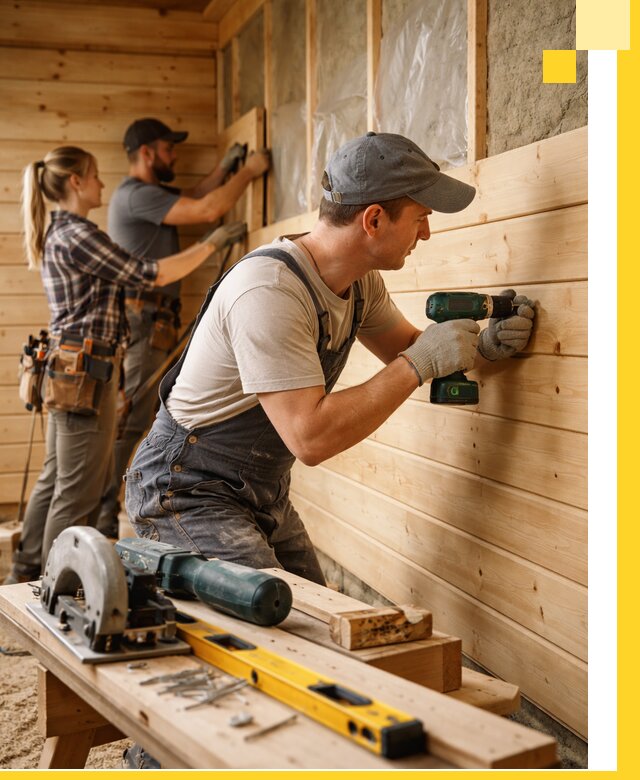 Обшивка бань под ключ в Алейске: отделка стен и потолков