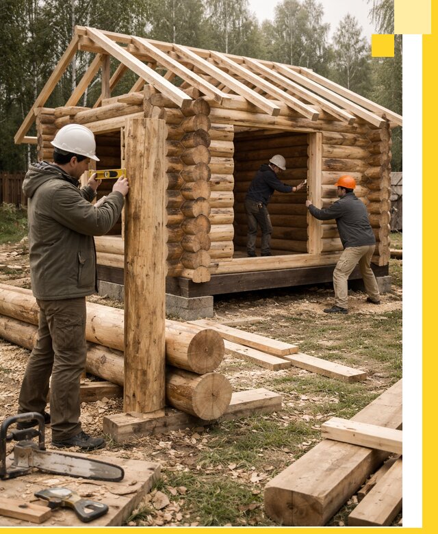 Строительство бань для дачи под ключ в Алейске с доставкой и монтажом