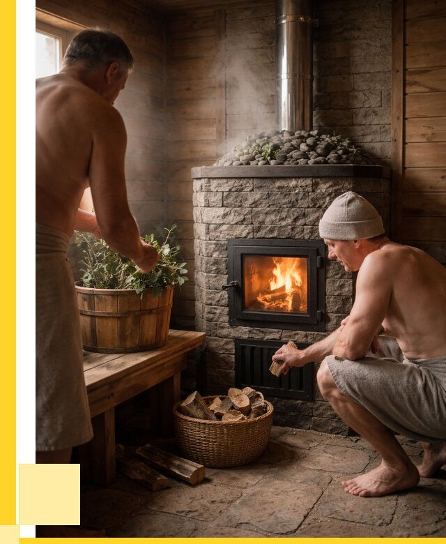 Банные печи под ключ в Алейске от 46400 р. | ЭриданЛук кирпичная