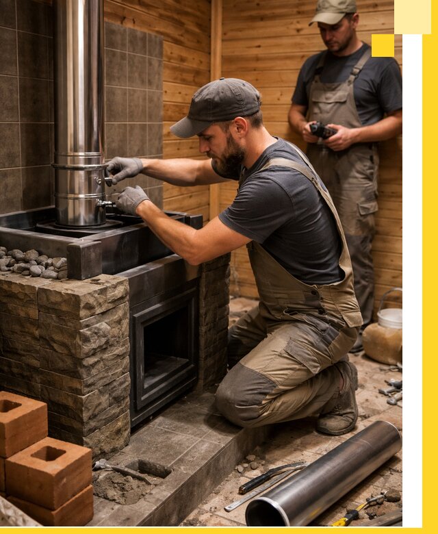 Изготовление и установка банных печей под ключ в Алейске