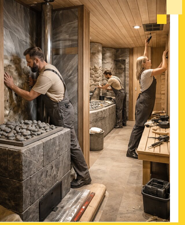 Строительство бань и SPA процедур в Алейске под ключ и отделкой