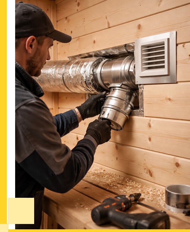 Монтаж вентиляции бани в Алейске от 12373 р. | ЭриданЛук