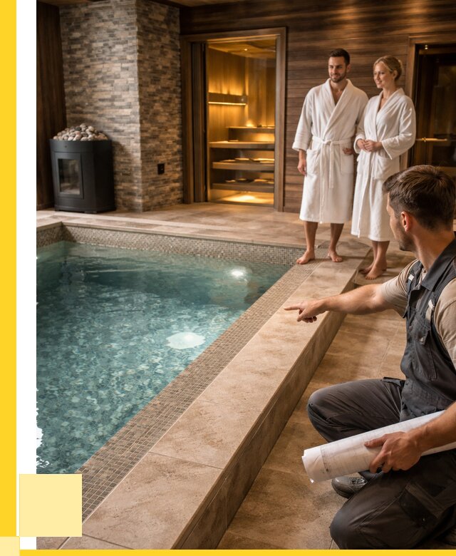 Проект бани с бассейном под ключ в Алейске от 67022 р. | ЭриданЛук