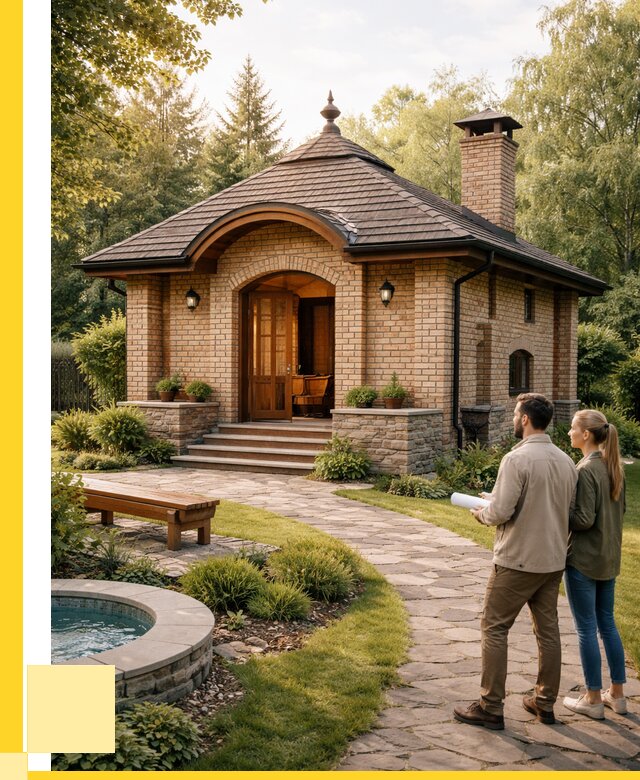 Проект кирпичной бани в Алейске от 30933 р. | ЭриданЛук