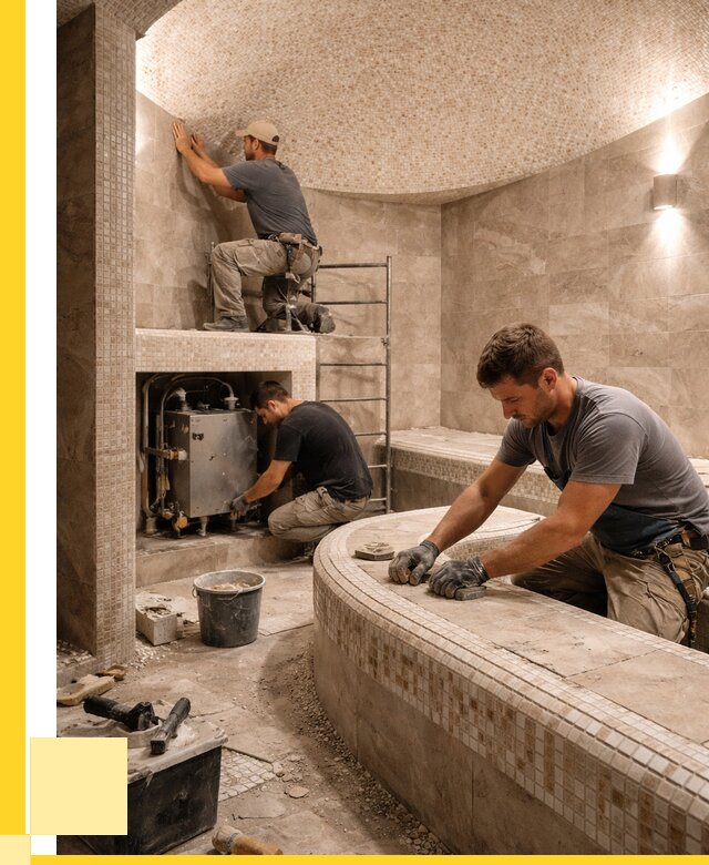 Монтаж хамамов под ключ в Алейске от 257775 р. ЭриданЛук