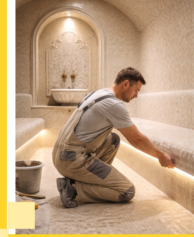 Отделка хамамов под ключ в Алейске от 5671 р. | ЭриданЛук