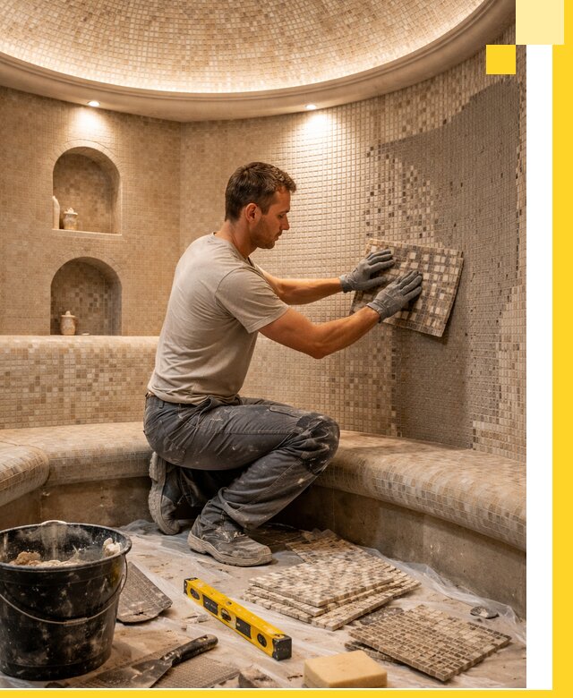 Устройство и монтаж домашнего хамама под ключ в Алейске